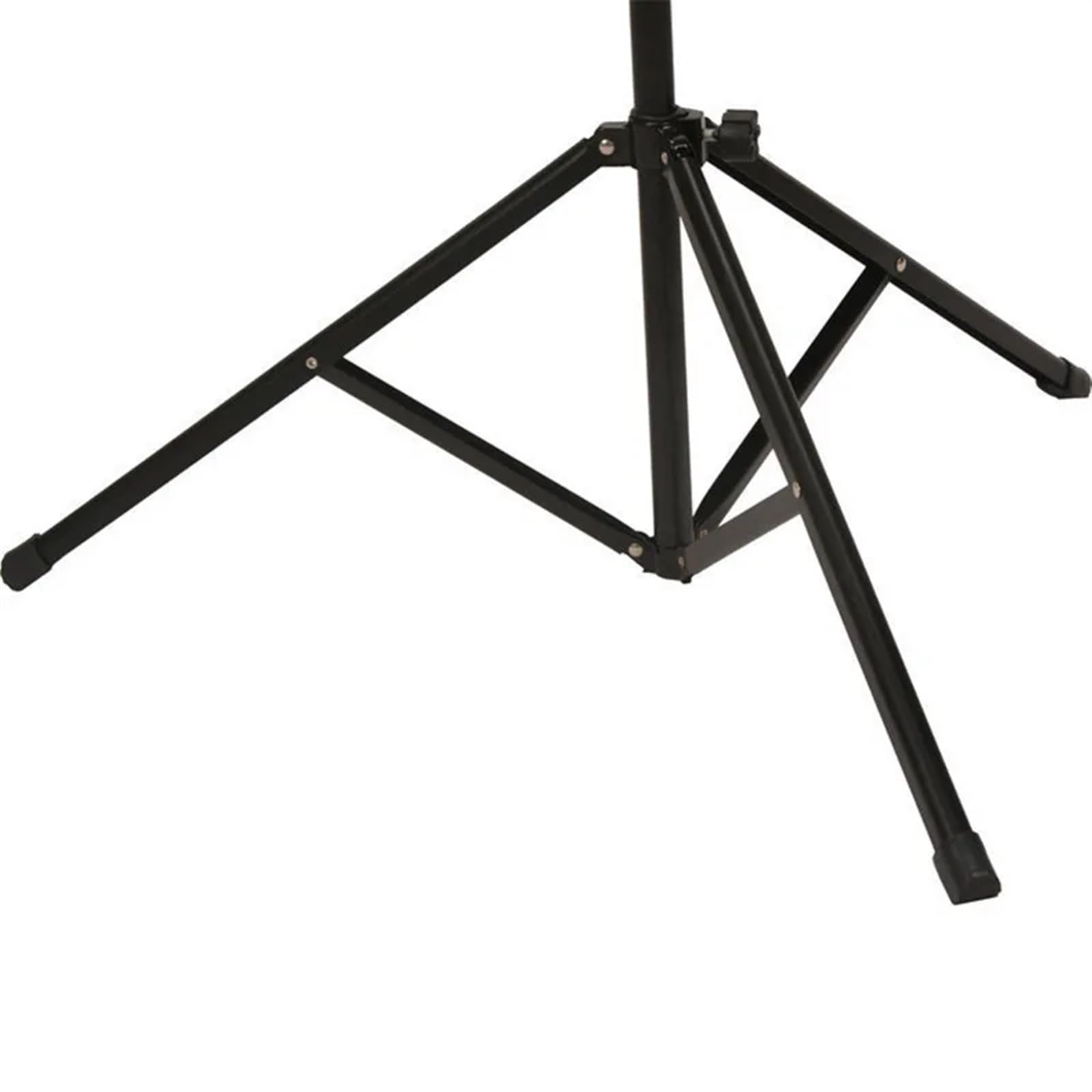 Notenständer Zusammenklappbarer tragbarer Notenständer, aus Eisen, dreieckiges Basisdesign, rutschfeste Gummiunterseite, verstellbar mit Tasche