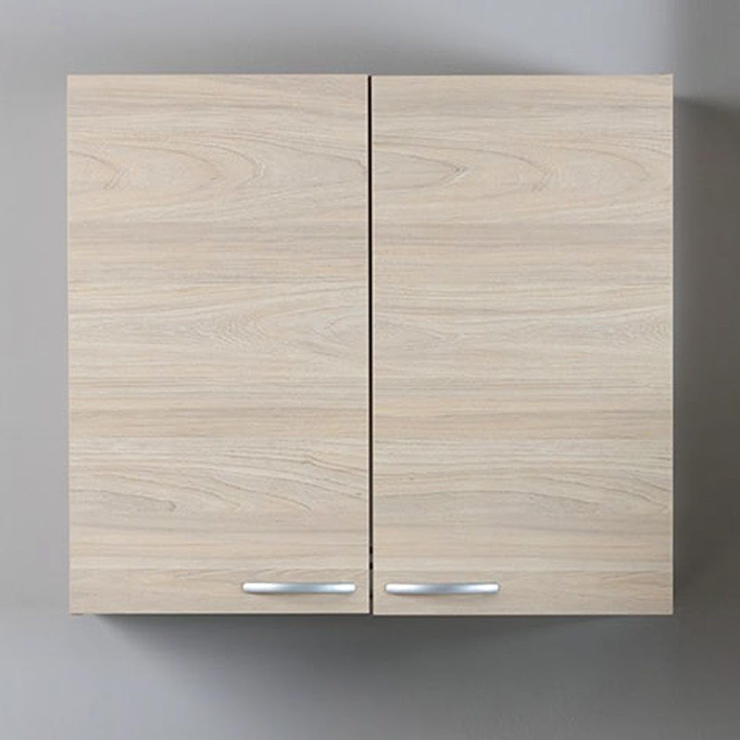 Trentiner Escurreplatos 80 cm Olmo con 2 puertas y 2 estantes – Elegancia natural para tu cocina