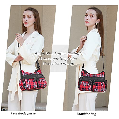 Image of Angel Kiss Crossbody Bags for Women, Ladies Shoulder Handbags and Purses Medium Faux Leather Pocketbooks | Ladies