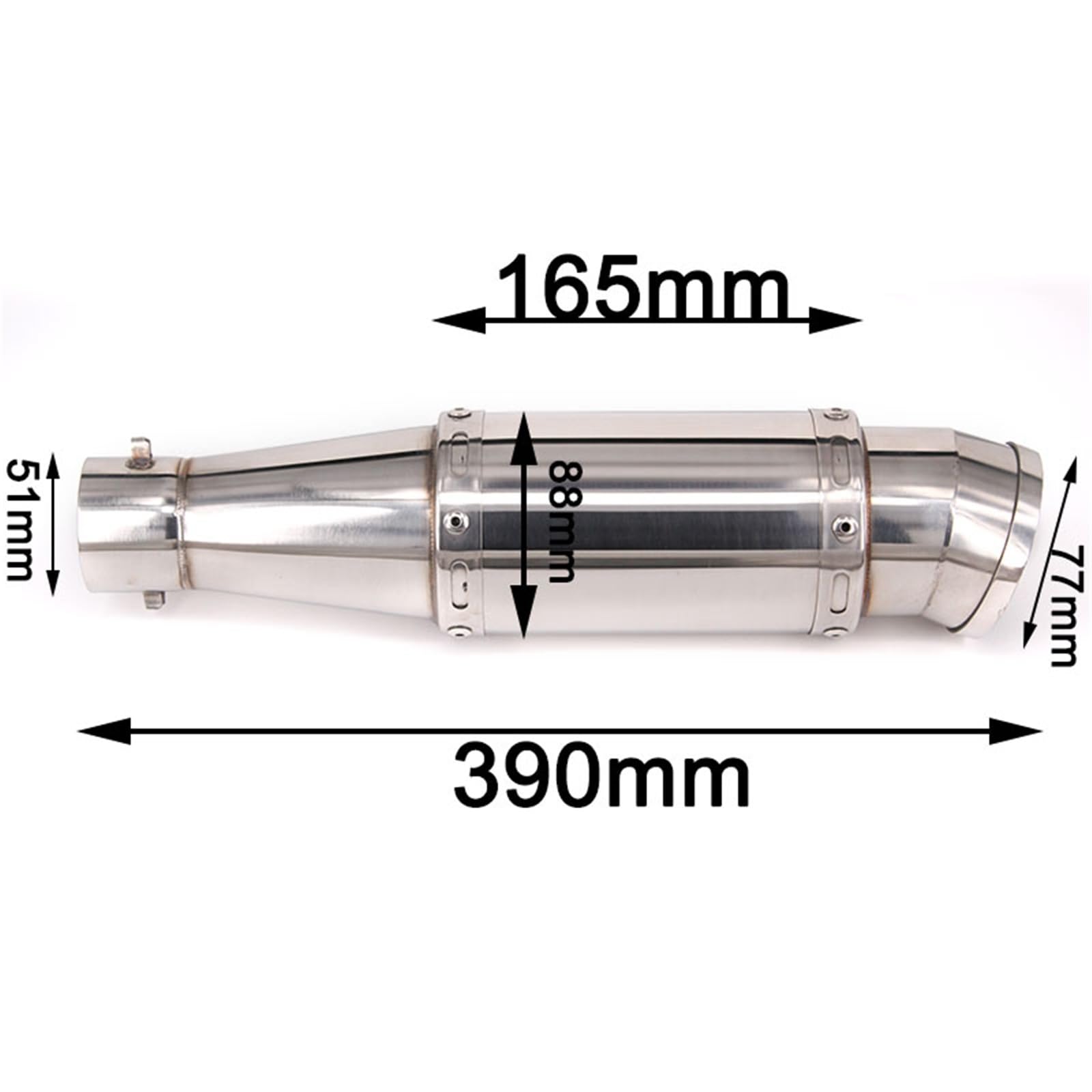 Tubo Medio de Escape de Motocicleta para Kawasaki para Z900