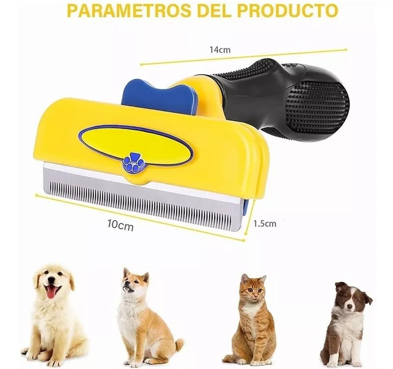 Brosse à Poils de Chien, Outil de toilettage Efficace for Un Pelage Bien entretenu, Brosse for Animaux de Compagnie, Brosse à Poils de Chien Efficace