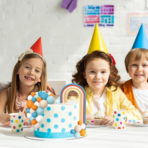 Blue Rainbow Cake Toppers