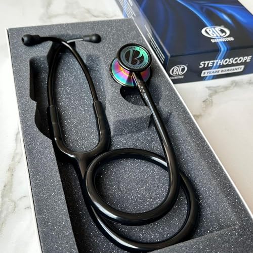 Eternity III Estetoscópio Preto Arco-Íris ES1504