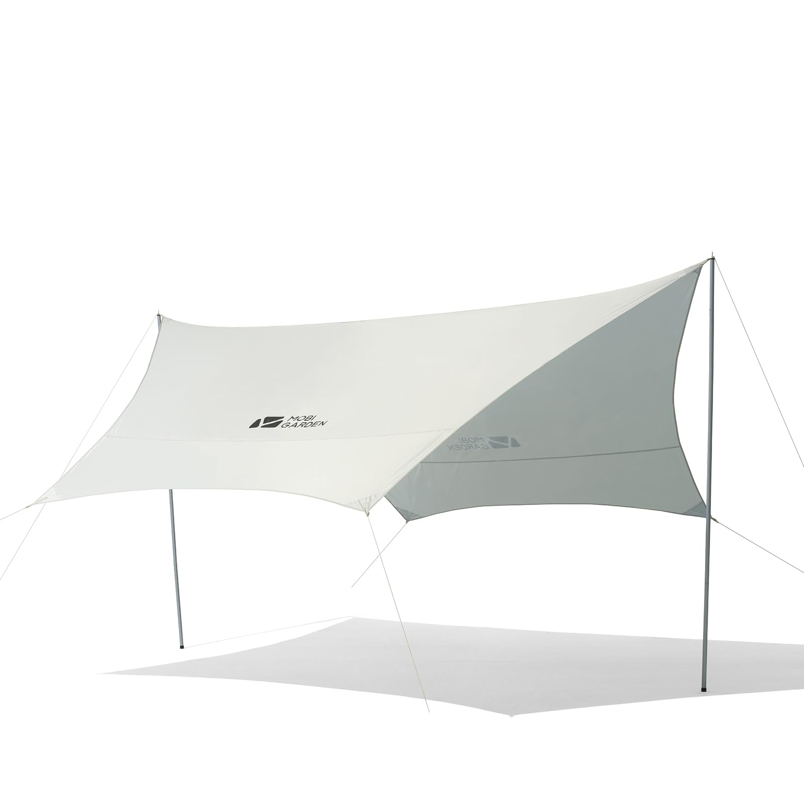 Amazon | MOBI GARDEN ヘキサタープ シルバーコーティング 4.4×4.4×2.1