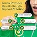 Gruns Adult Sugar-Free Super Greens Gummies, Superfood Gummy Bears with Spirulina, Chlorella, Fiber & Prebiotics for Digestive Health, Adaptogens Supplement with 20 Vitamins & Minerals, 28 Packets