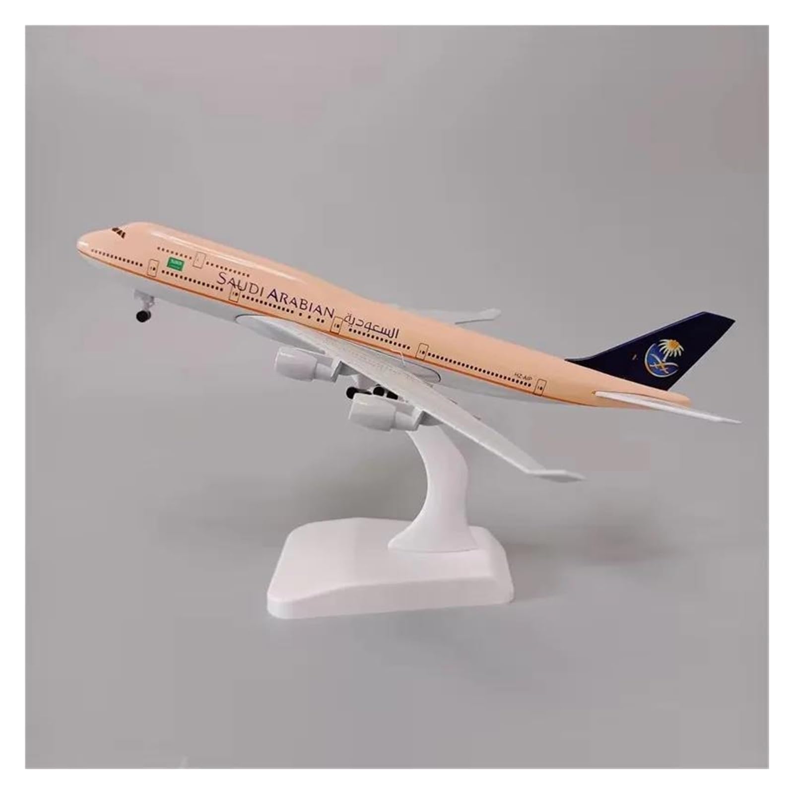Modelo estático Boeing B747 fundido a presión de 20cm 8