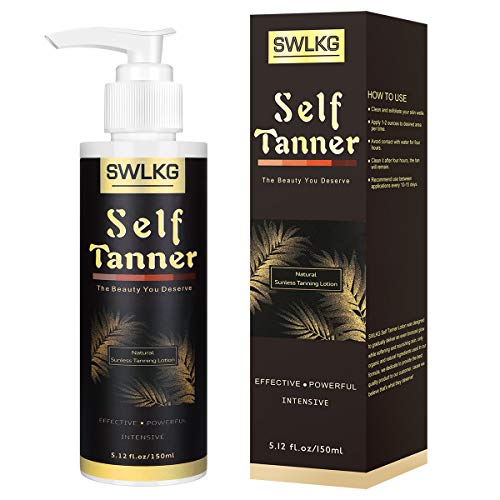 Self Tanner Sunless Tanning Lotion with Organic & Natural Ingredients for Darker Bronzer Skin