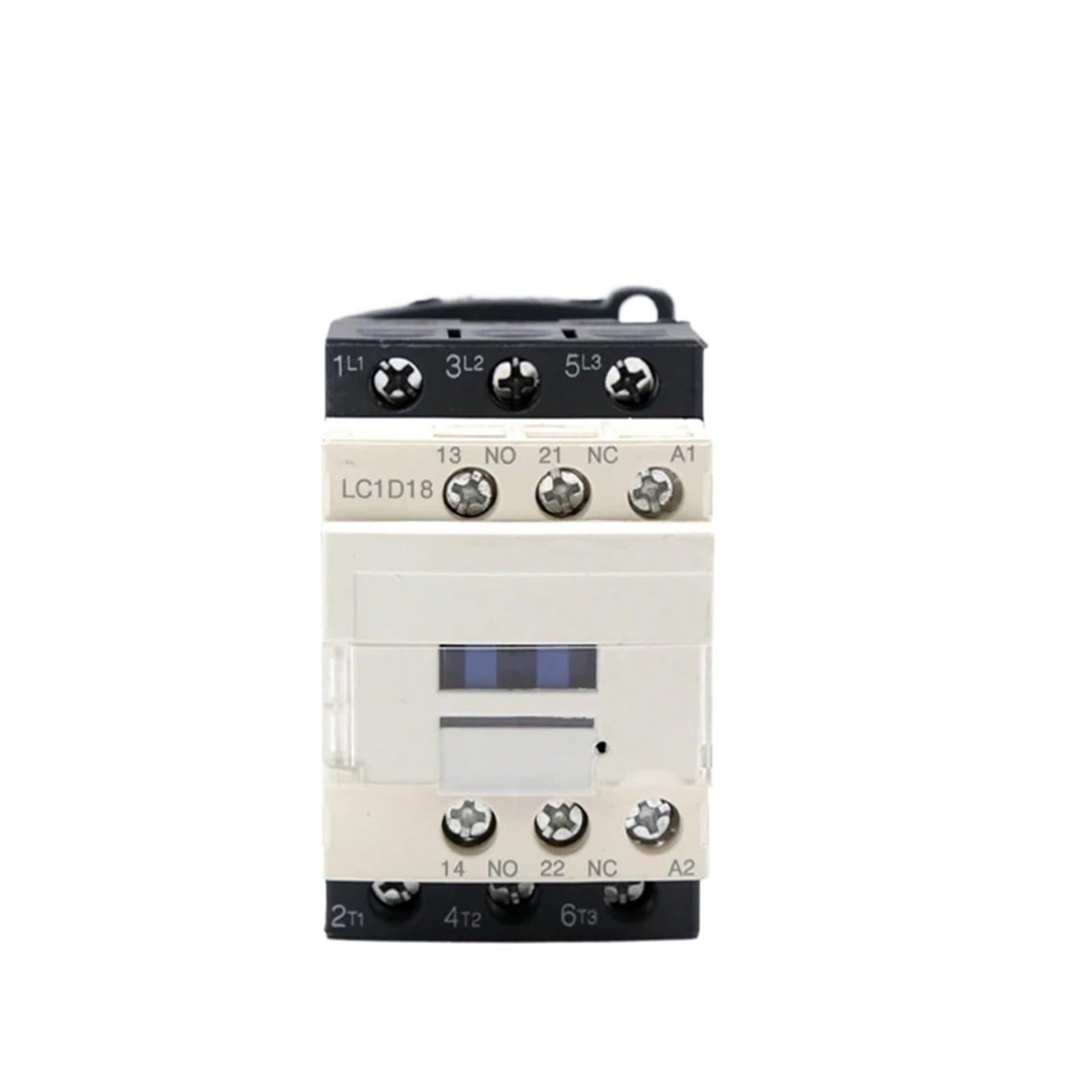 QRUYHBAJU LC1-D18 AC Magnetic Contactor Three-Phase Contactors AC Motor Starter Relay Contactor 18A AC220V/380V 1NO+1NC(Ac220v)