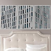 3 Piece Framed Canvas Wall Art Abstract Cool Line Canvas Prints Home Artwork Decoration for Living Room,Bedroom - 16