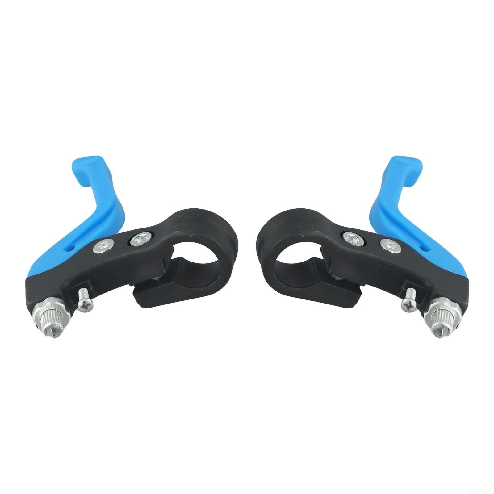 Children's Bicycle Brake Levers Pair Easy-to-Reach Design 2.2cm Handlebar Fit Kid's Bike Repair Parts Assorted Colors(Blue)