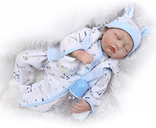 Amazon Co Jp ソフトシリコン人形reborn Baby 22インチ55 Cm磁気かわいいリアルなかわいい少年少女のおもちゃ