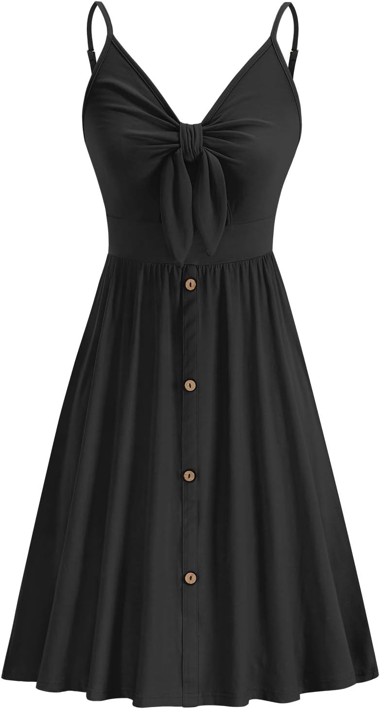 VOTEPRETTY Women's Summer Dresses Spring Sundresses Beach Clothes Outfit Vacation 2024 V Neck Casual Tropical Resort Hawaiian - Image 4