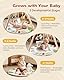 Promise Babe Spielbogen Baby aus Holz Baby Spielmatte Spielbogen Holz Gym 6 Interaktive Sensorik Spielzeug zur Motorik & Sinnesförderung Geeignet für Neugeborene (0–12+ Monate)