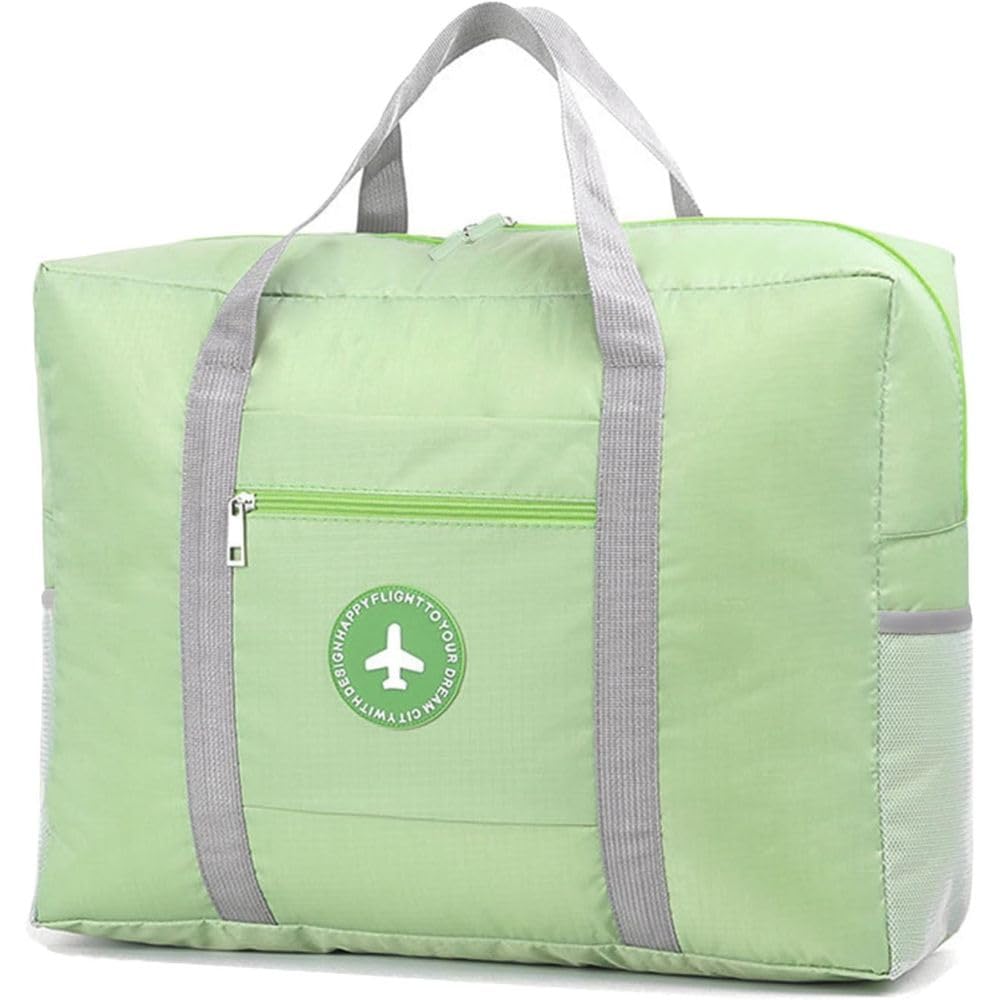 CAVALO – Be Unique Travel Bag for Luggage, Spacious, Folding Weekender Zip Duffel Bag with Pockets, Stylish Handbag Carry on Trolley Bag Waterproof (44 x 18 x 35 cm) (Green) CAVALO – Be Unique Travel Bag for Luggage, Spacious, Folding Weekender Zip Duffel Bag with Pockets, Stylish Handbag Carry on Trolley Bag Waterproof (44 x 18 x 35 cm) (Green)