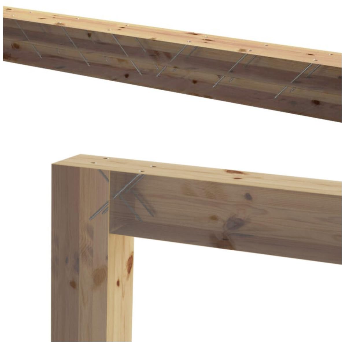 KLIMAS Viti per costruzione in legno, filettatura completa ETA, 50 pezzi, Ø 8 mm x 220 mm, TX40