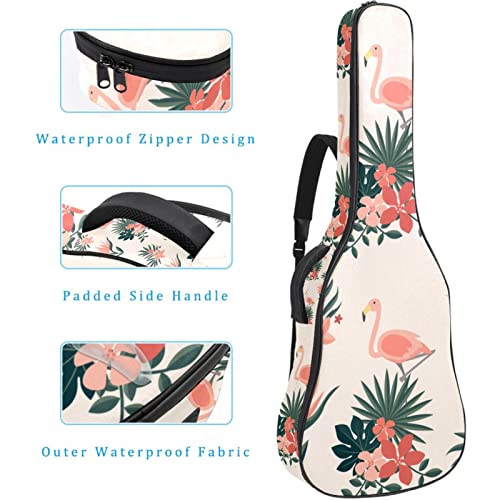 Housse étanche pour guitare acoustique avec double bandoulière et poche Motif animal amusant, Multicolore 02, 42.9×16… - Les Beatles, Paul McCartney, John Lennon, RIngo Starr, George Harrison Housse étanche pour guitare acoustique avec double bandoulière et poche Motif animal amusant, Multicolore 02, 42.9x16… – Image 5