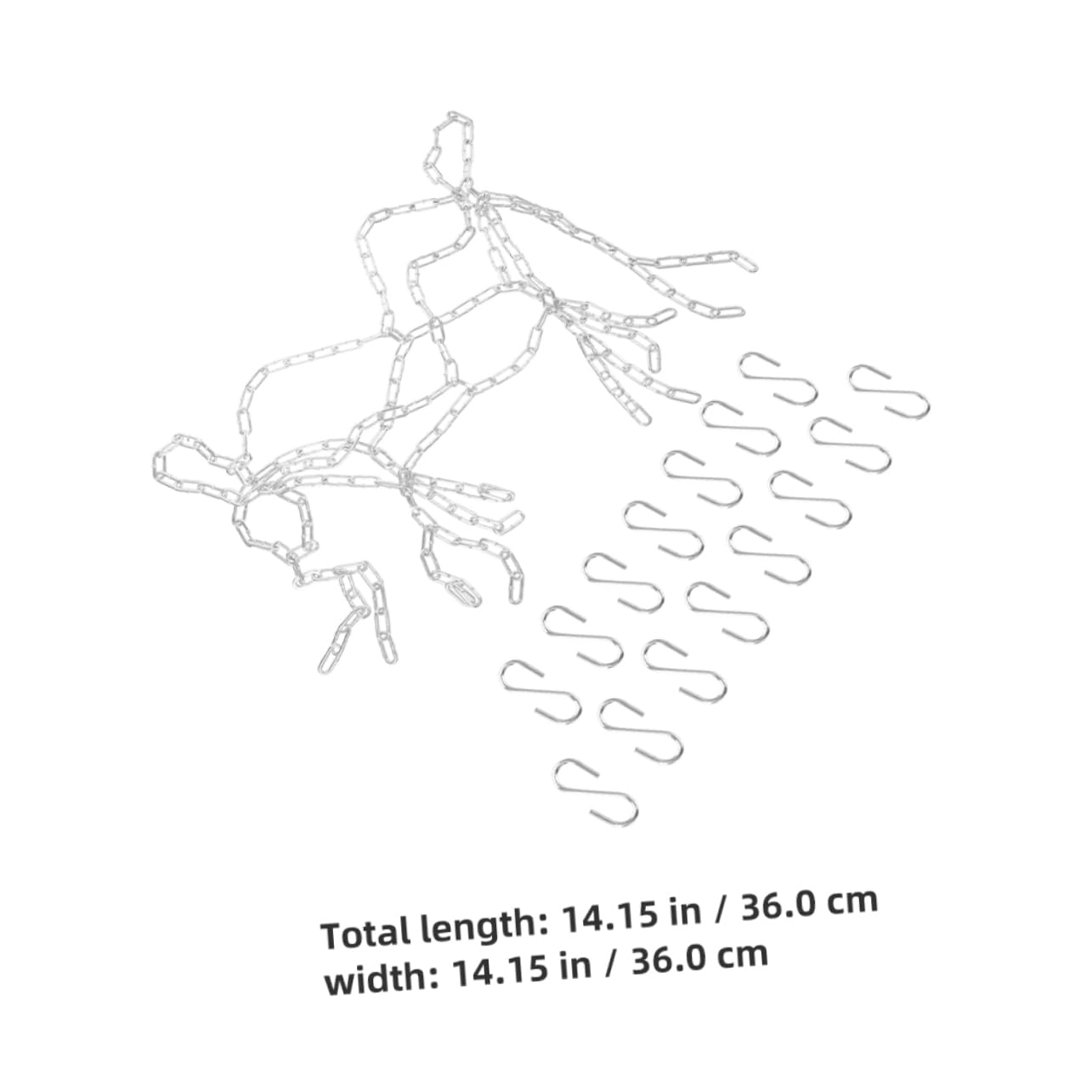 KICHOUSE Heavy Duty Basketball Chain Netting for Outdoor Sports Durable Metal Basketball Net for Training Recreational Play Easy Installation Compatibility Sturdy Stable Design