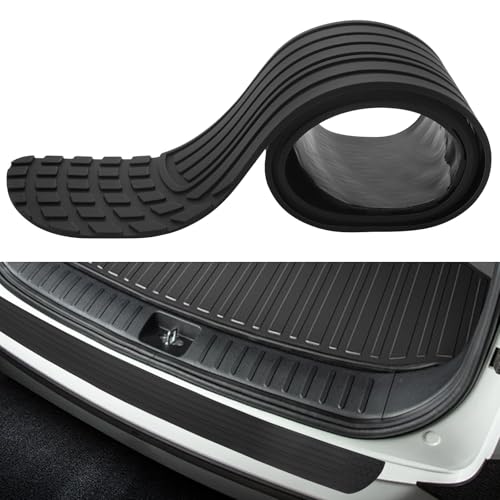 Protezione per paraurti in gomma, tappetino protettivo per bagagliaio resistente ai graffi, tagliabile, protezione per lato della carrozzeria auto, protezione per paraurti auto autoadesiva per
