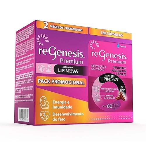 Polivitamínico ReGenesis Premium para Gestantes 120 cápsulas