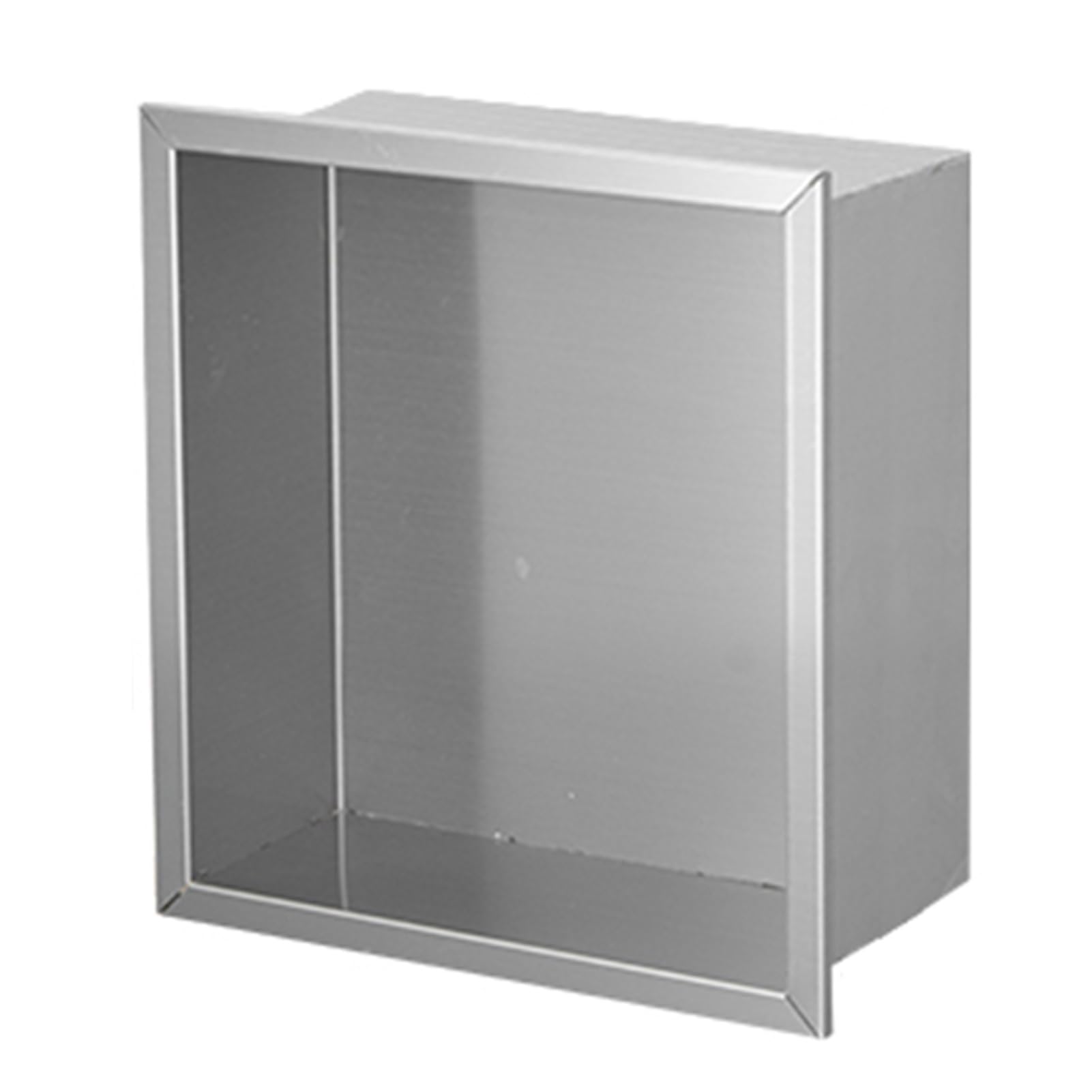 Stainless Steel Shower Niche 304 - Waterproof Recessed Organizer for Bathroom & Living Room - Durable Shampoo & Toiletries Storage Shelves - Silver Finish