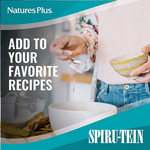 Naturesplus Simply Natural Spiru-Tein Shake - Unsweetened Vanilla - 1.63 Lbs, Protein Powder - Meal Replacement - Natural Energy - Supports Diabetic Lifestyle - Vegetarian, Gluten-Free - 32 Servings #TOP5