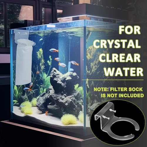 Image of Pre Sump Filter Sock Holder Mount Bracket 4 inch for Fish Tank Sump Saltwater Freshwater Aquariums