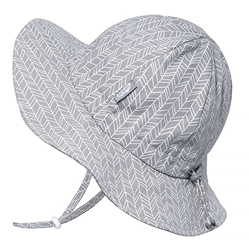 Image of JAN & JUL Breathable Cotton Sun Hat with 50+ UPF Protection for Toddler Boys