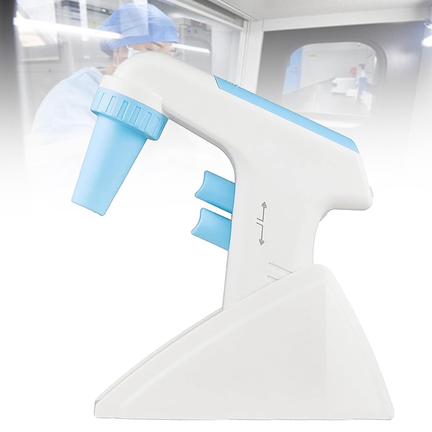 Digitale automatische Pipette, Elektrische Pipette, Einstellbare 8 Geschwindigkeiten, Genaue Flüssigkeitsextraktion, 2 Flüssigkeitsaufnahmemodi für Laborgebrauch
