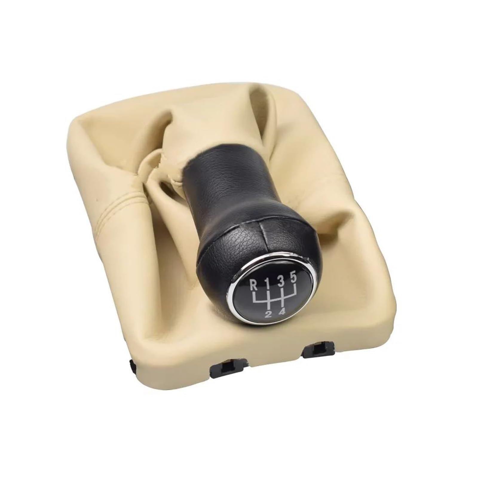 Meumir Beige Car Gear Knob Stick Shifter For Vw For Beetle Cabrio 1998-2010 5 Speed Gear Stick Shift Knob Decoration Accessories