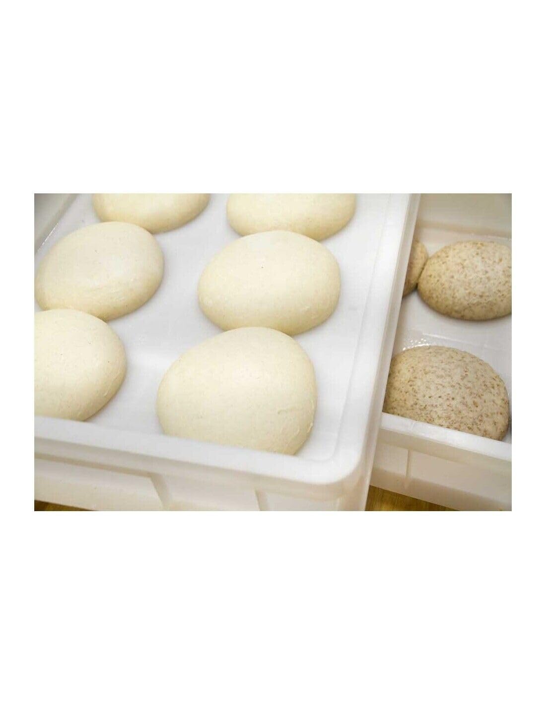 3 Contenitori 30x40x10 cassetta bacinella panetti lievitazione impasto per pizza con 1 coperchio 30x40 da pizzeria