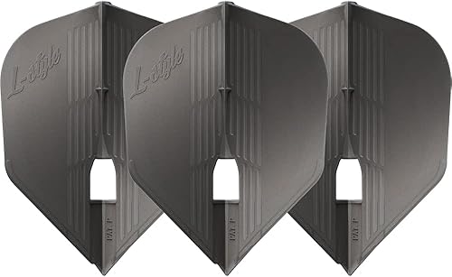 Miniatura 9 de Vuelos de dardos estilo L L3 PRO forma estándar pequeña - para punta suave y dardos de punta de acero - Utilizado por principiantes y campeones del