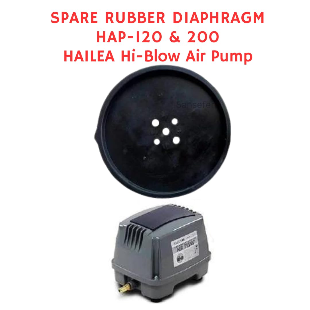 Premier Plants Rubber Diaphragm for Hailea Hap 120 & 200 Rubber Diaphragm Suitable for (HAP-120 & HAP-200) 1