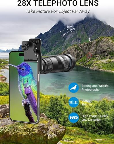 MIAO LAB 28X HD Telephoto Lens