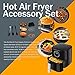 Accesorios Para Freidora Cuadrada De 5,5L, 12 Unidades, For GOWISE/COSORI/PHILLIPS/COZYNA/PRINCESS/INNSKY/PROSCENIC 5L 5,2L...