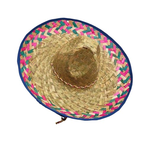 NVOQILIN Sombrero de paja tejido a mano para mujeres y hombres, ala ancha, transpirable, para verano, playa, jardinería, senderismo, C, Talla única