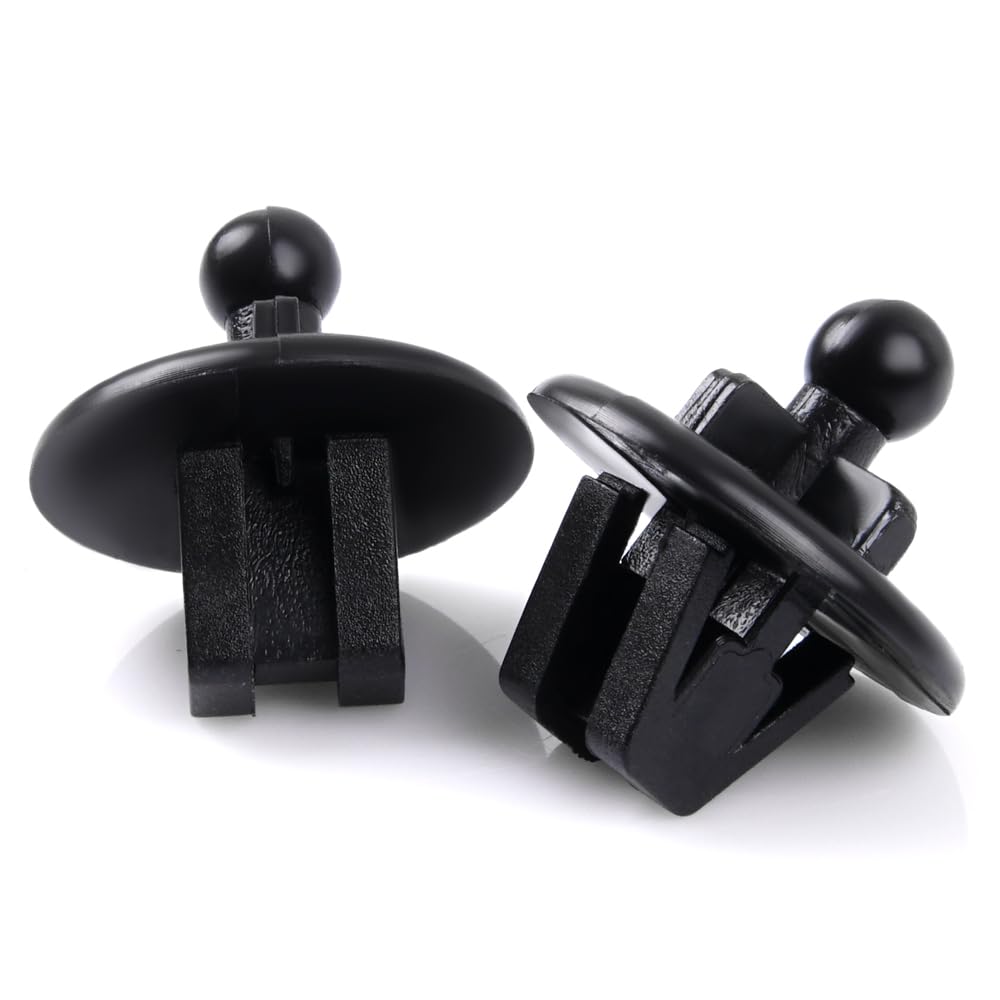 Robust 2 Pcs Rear Parcel Shelf Clip String Hanger Plastic Fixing for Ford Fiesta Mk5 2002-2008 Fusion 1028271 Black