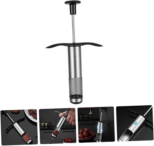 Miniatura 5 de HOMSFOU 3 piezas de azufaifo descorazonador de aceitunas sin hueso, herramienta de eliminación de raíces de ciruela de oliva, descascarillador de