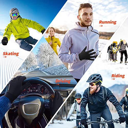 image for Snoky Running Gloves Cycling Bike Winter Gloves Biking Riding Driving 
