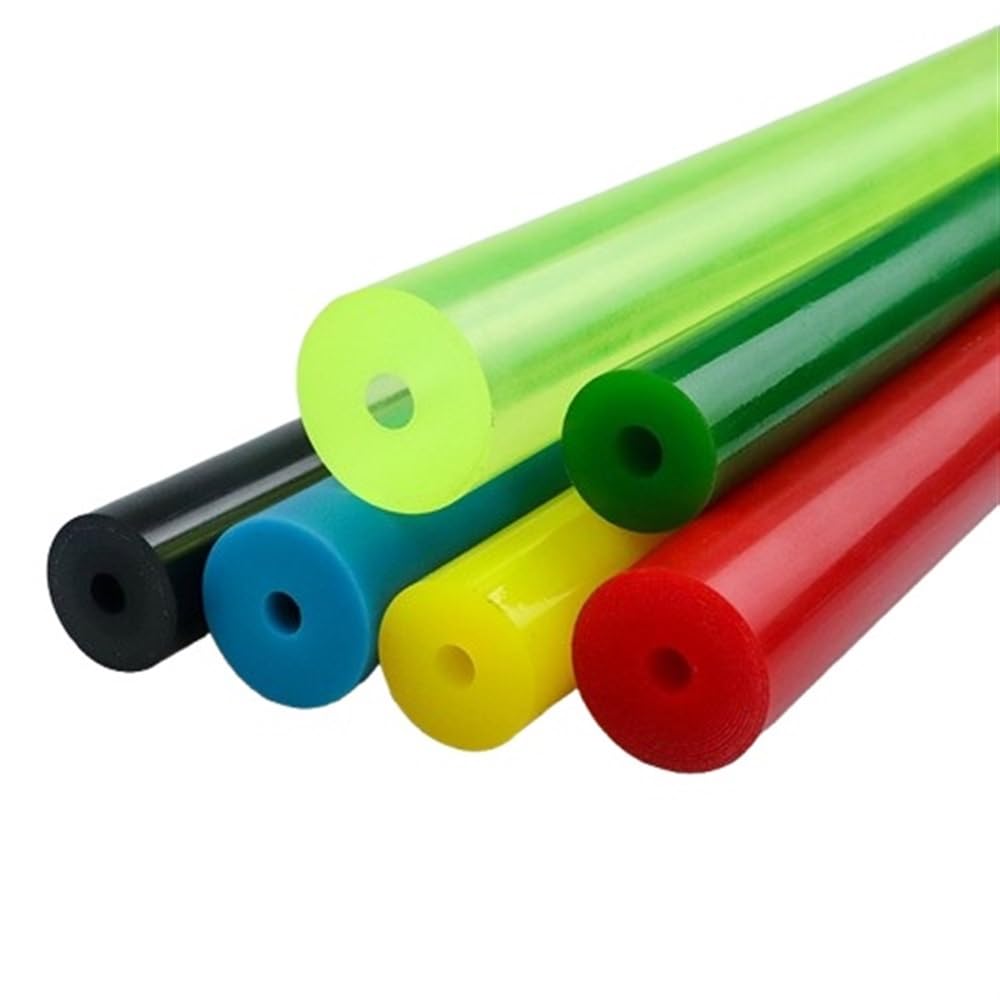 Hohler PU-Stab, Gummi-Federstange, Länge 500 mm, runder Polyurethan-Elastikgummi-Rundstab for die Herstellung von Gleitstücken, 1 Stück(Black,60mm*8mm)