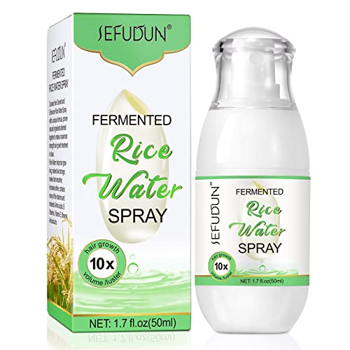 Hair Growth Serum, Rice Water Spray for Hair Growth, Women Hair Growth Supplement, Hair Loss Treatments for women and man,Rice Water for Hair - Makes Hair Stronger and Smoother