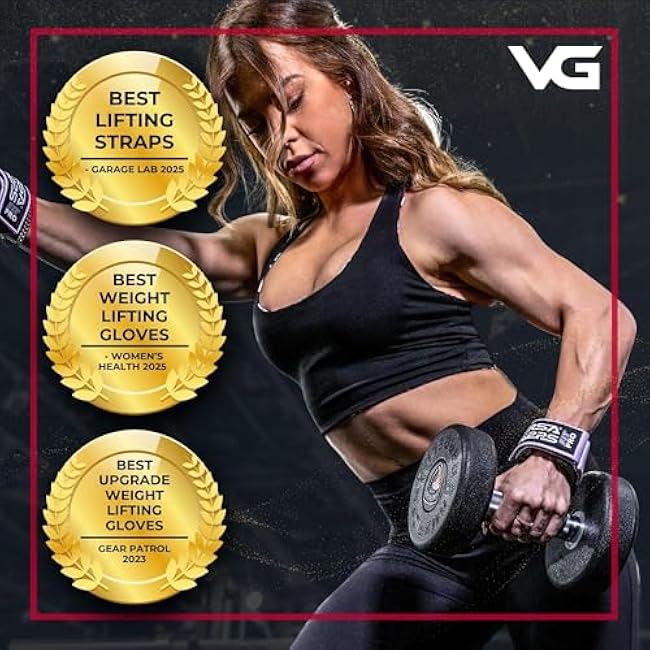 Versa Gripps Fit Pro, Made in USA, Wrist Straps for Female Athlete, Best Training Accessory