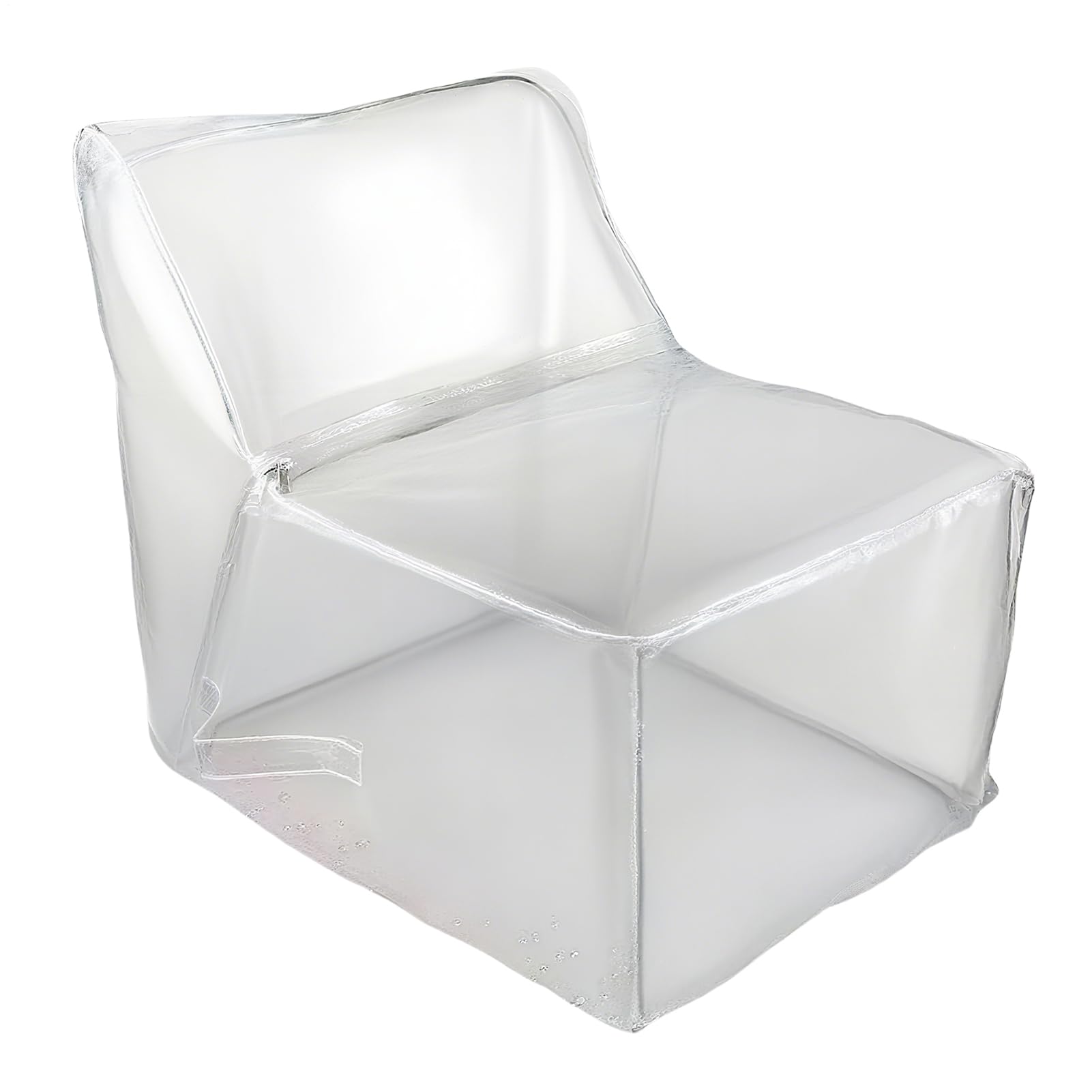 Housse de rangement pour peluches transparente et réutilisable gain de place