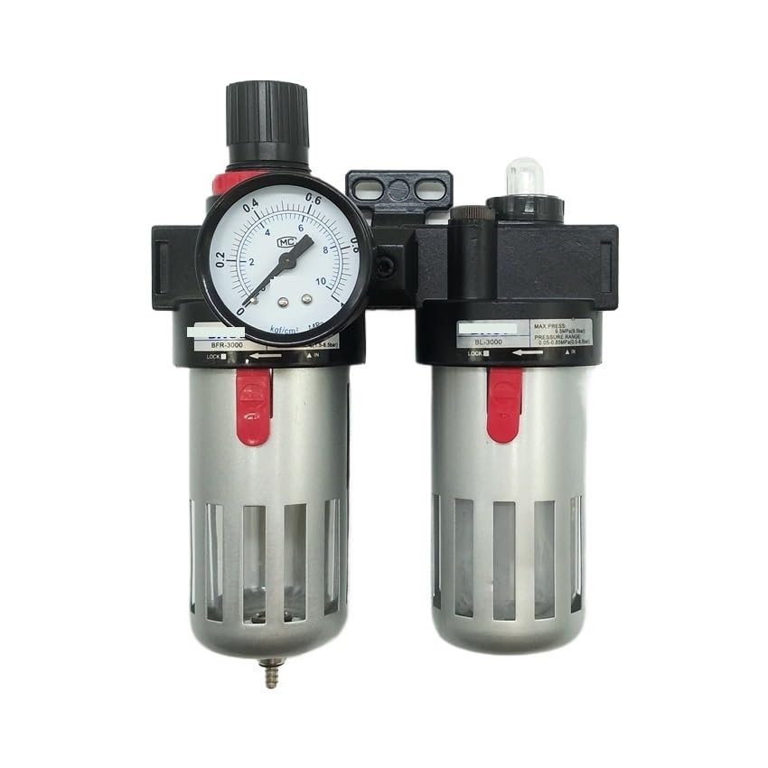 BFC3000 Air Filter Regulator Lubricator Combinations 3/8''' Port Thread F.R.L Unit
