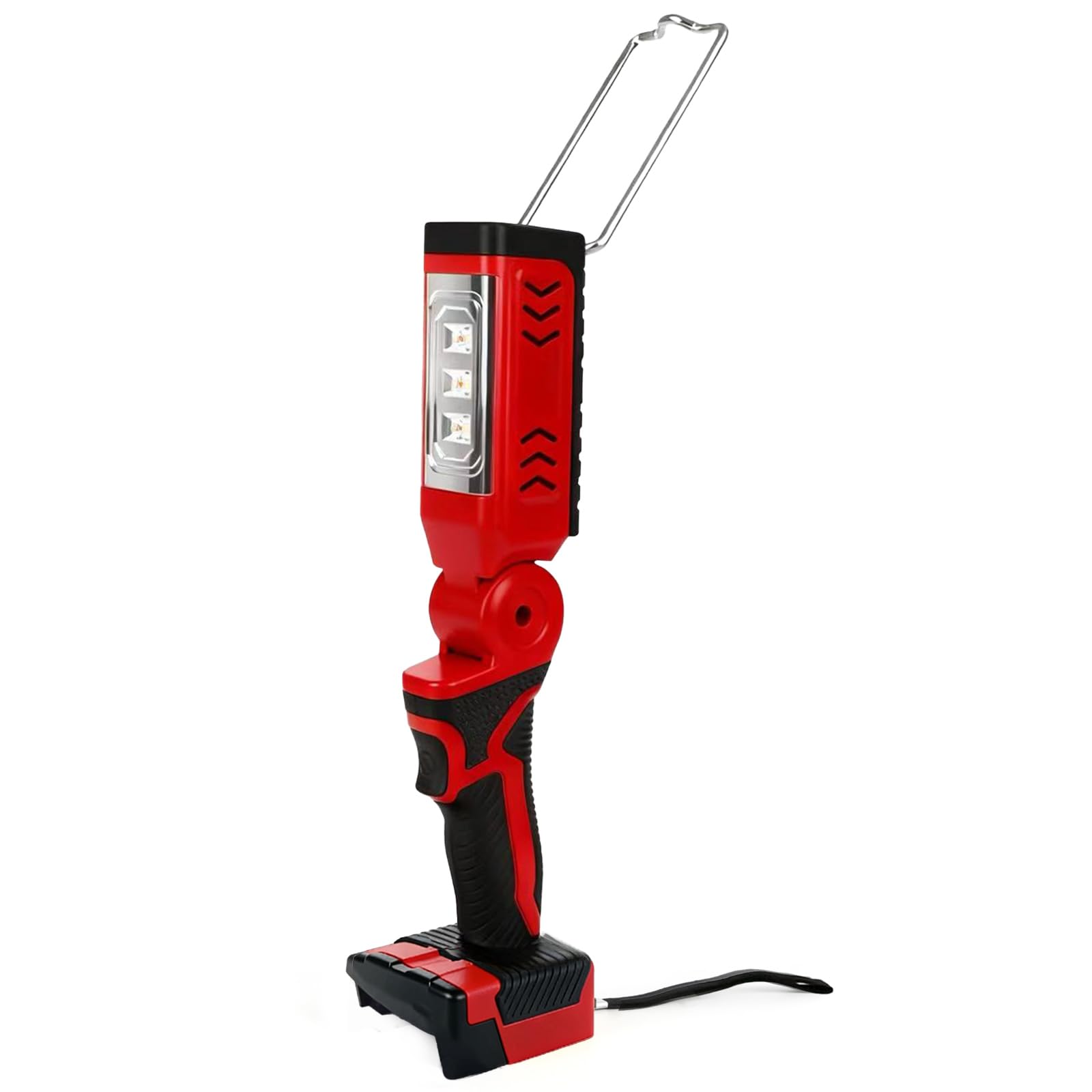 Photo 1 of ?18W?6500K? Cordless LED Work Light Compatible with Milwaukee M18 18V Battery, Portable Flashlight Lamp SOS Mode Strobe Light with USB Charging for Camping Workshop(Tool Only, Not Made by Milwaukee)