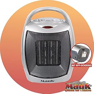 MAUK® Keramische verwarming, draagbare 3-traps ventilatorkachel, 1500 watt, kantelbeveiliging, voor camping en thuis