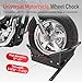 JY PERFORMANCE Motorcycle Wheel Chock, Heavy Duty Motorcycle Front Wheel Stand for Trailer, Cruiser, Sports & Dirt Bikes, 1800 lb Capacity Adjustable Wheel Stand for 15