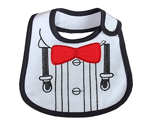 Image of Babies Bloom Toddler /Baby Soft Cotton Red Cotton Bibs (Pack of 3)