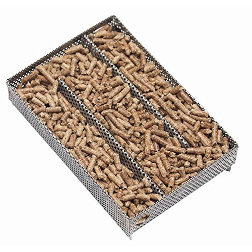 A-MAZE-N AMNPS5x8PF Maze Pellet Smoker with Pitmaster's Choice BBQ Pellets, 5