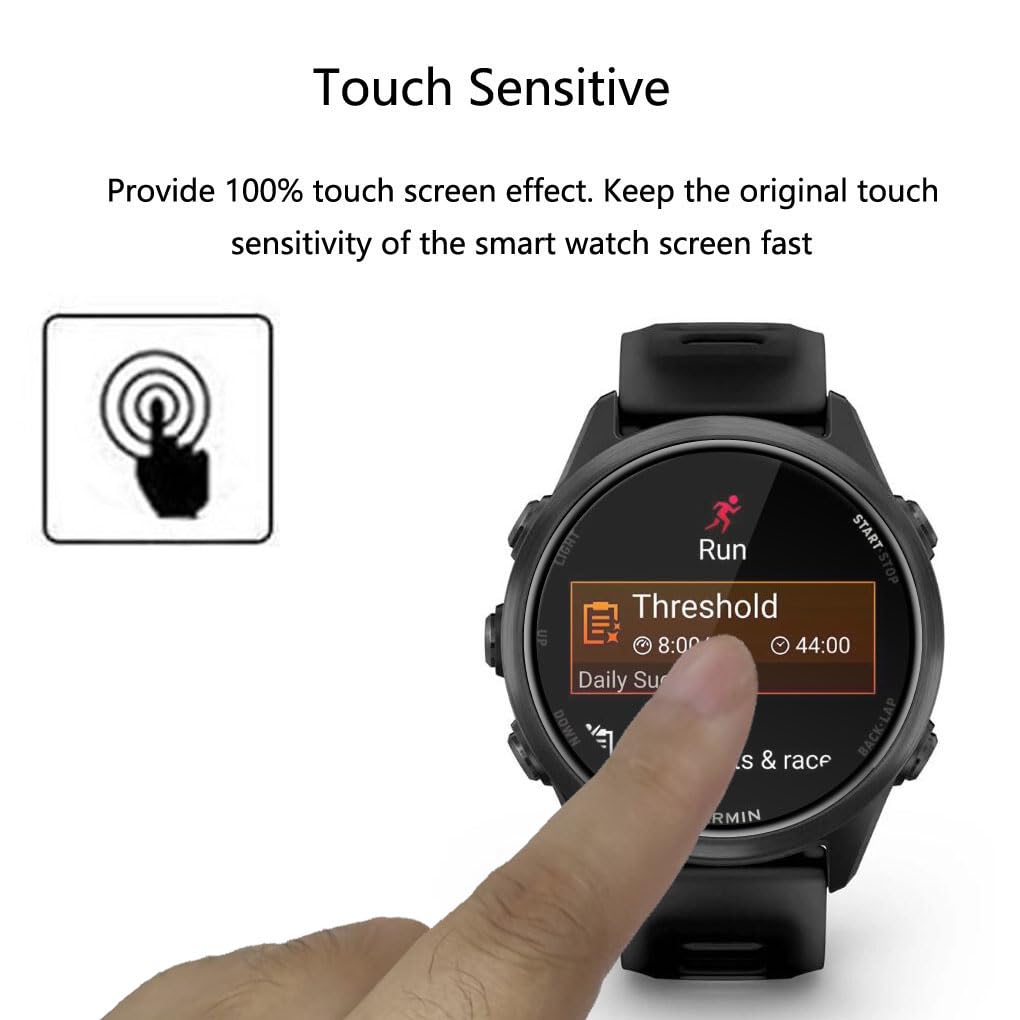 Yonntmmi Schutzfolie Für Garmin Forerunner 970 47mm - 3 Stück TPU, Selbstheilend