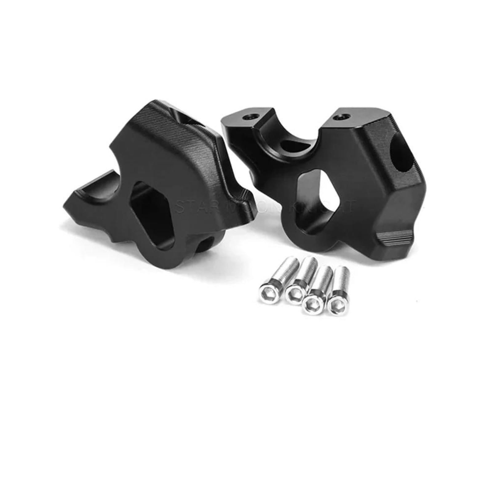 Elevador de manillar BMW R1300GS negro con abrazadera de extension 5